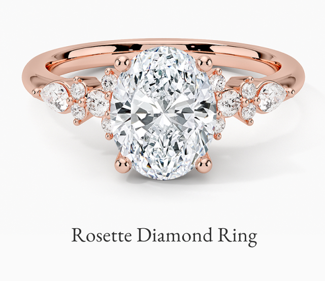 Rosette Diamond Ring