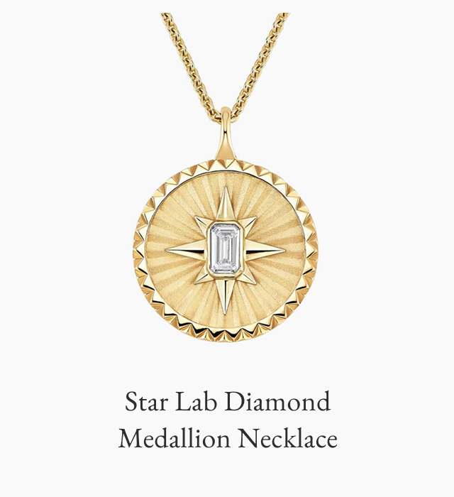 Star Lab Diamond Medallion Necklace
