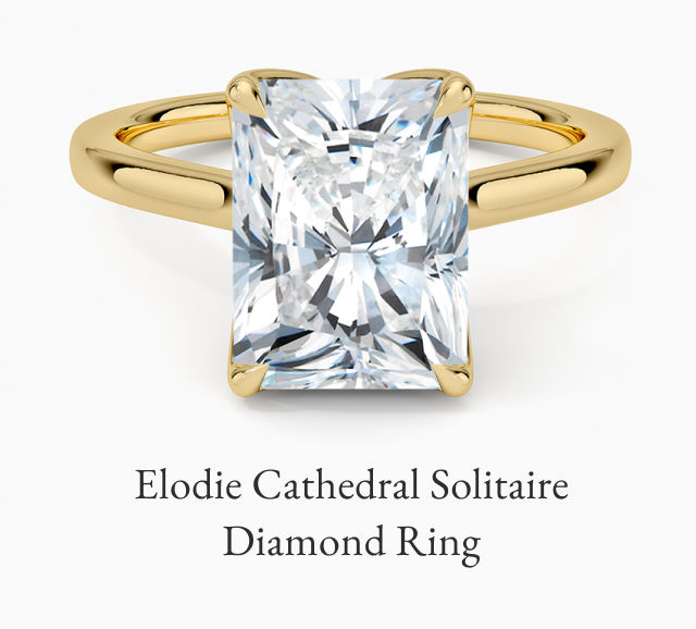 Elodie Cathedral Solitaire Ring