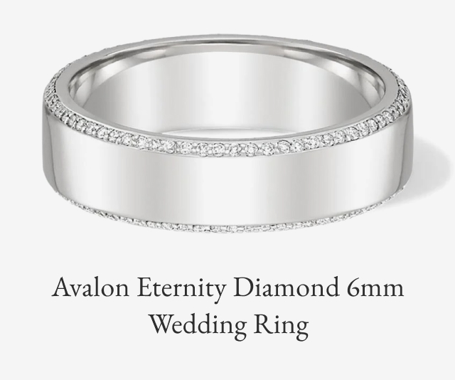 Avalon Eternity Diamond 6mm Ring 