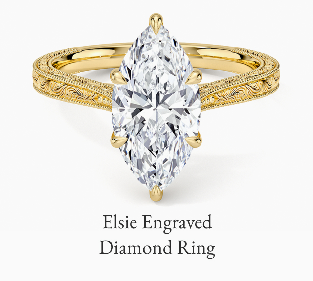 Elsie Engraved Ring