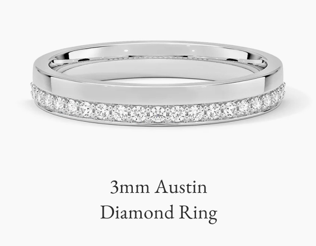 3mm Austin Diamond Ring