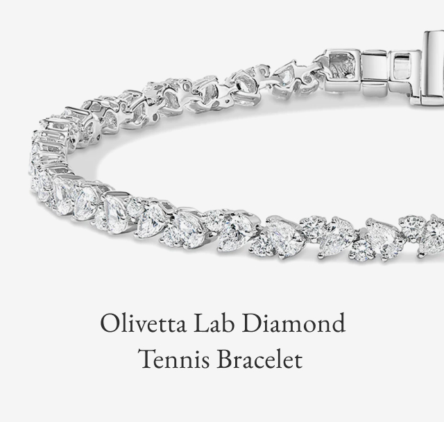 Olivetta Lab Diamond Tennis Bracelet 