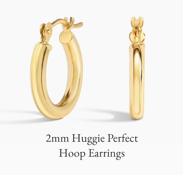 2mm Huggie Perfect Hoop Earrings 