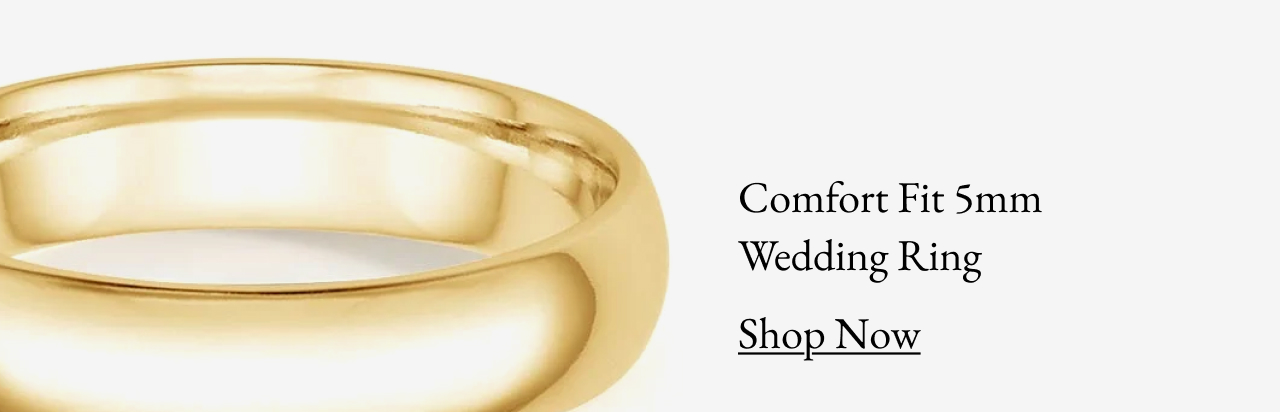 Comfort Fit 5mm Wedding Ring