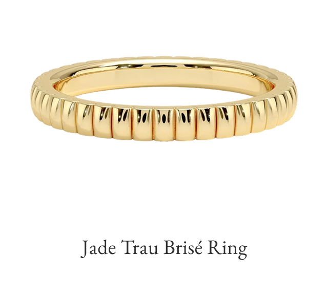 Jade Trau Brisé Ring