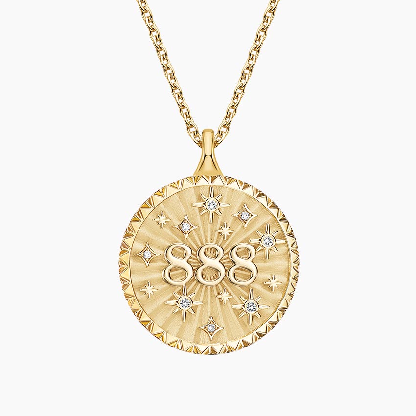 888 Balance Medallion Necklace