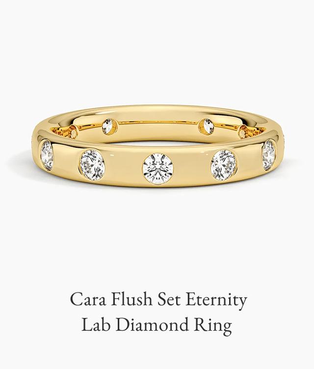 Cara Flush Set Eternity Lab Diamond Ring