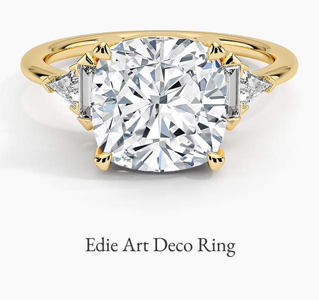 Edie Art Deco Diamond Ring 