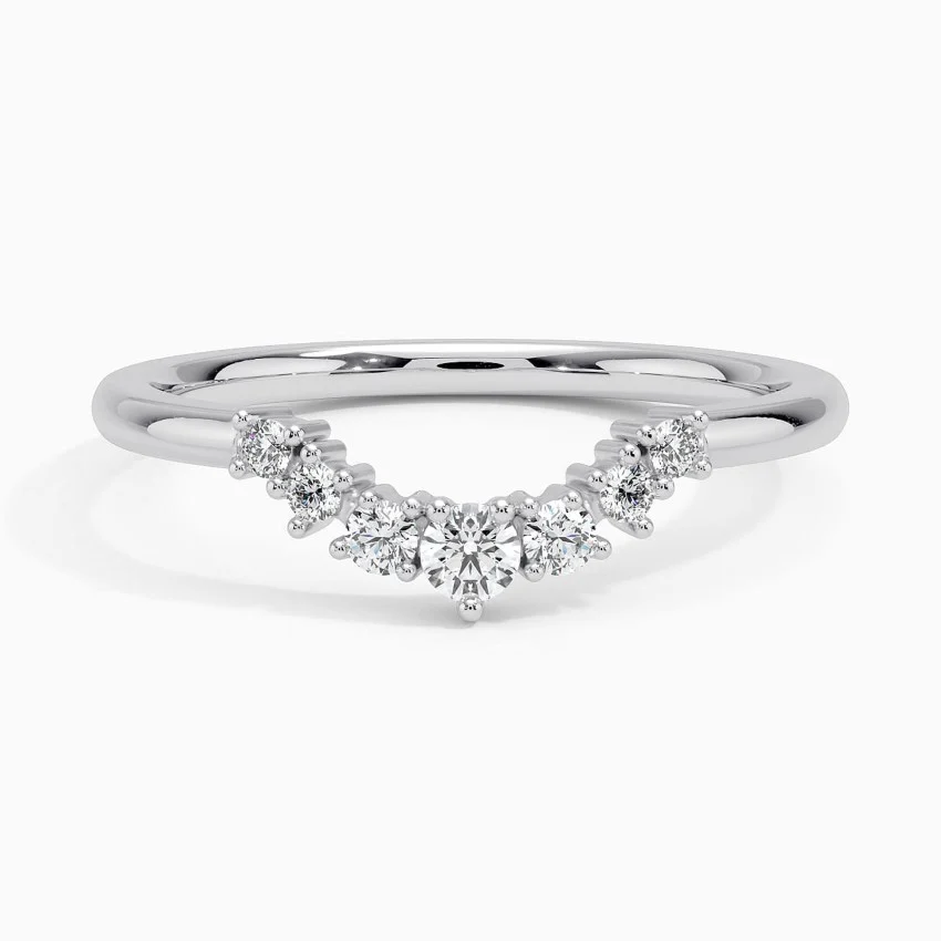 Aria Contoured Diamond Ring