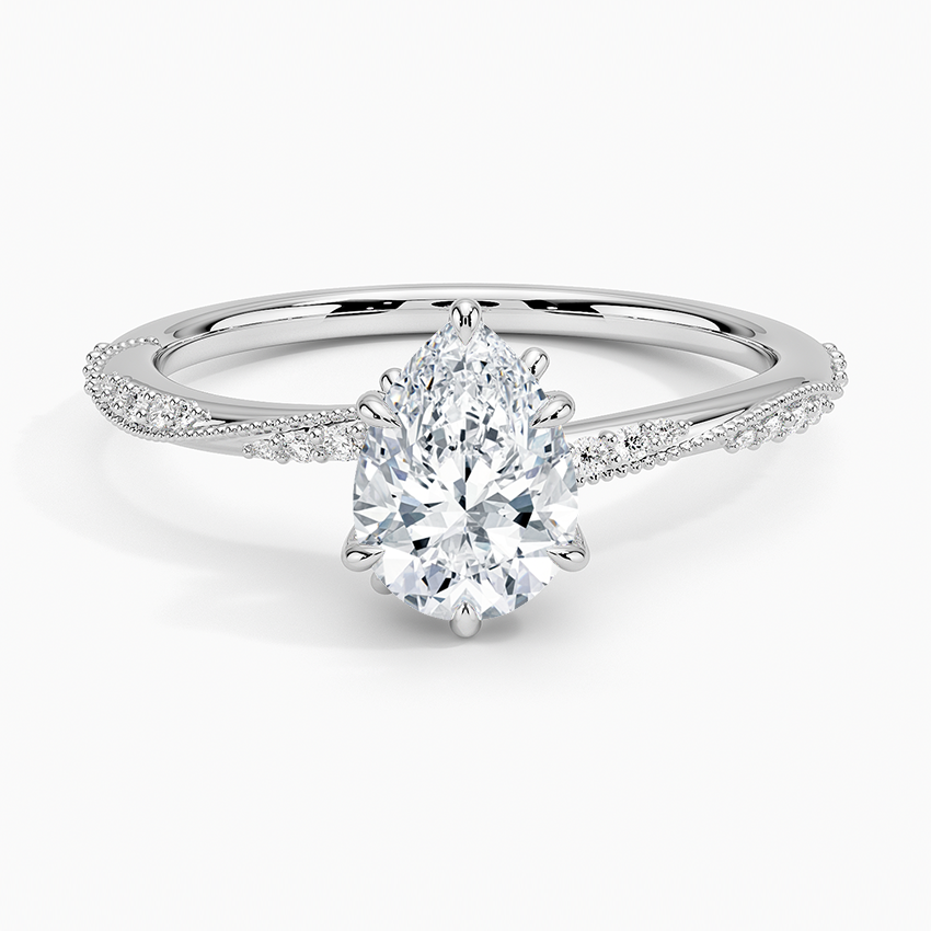 Camellia Hidden Accent Diamond Ring