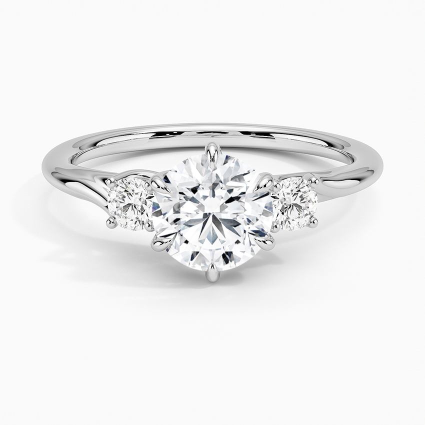 Delilah Three Stone Diamond Ring