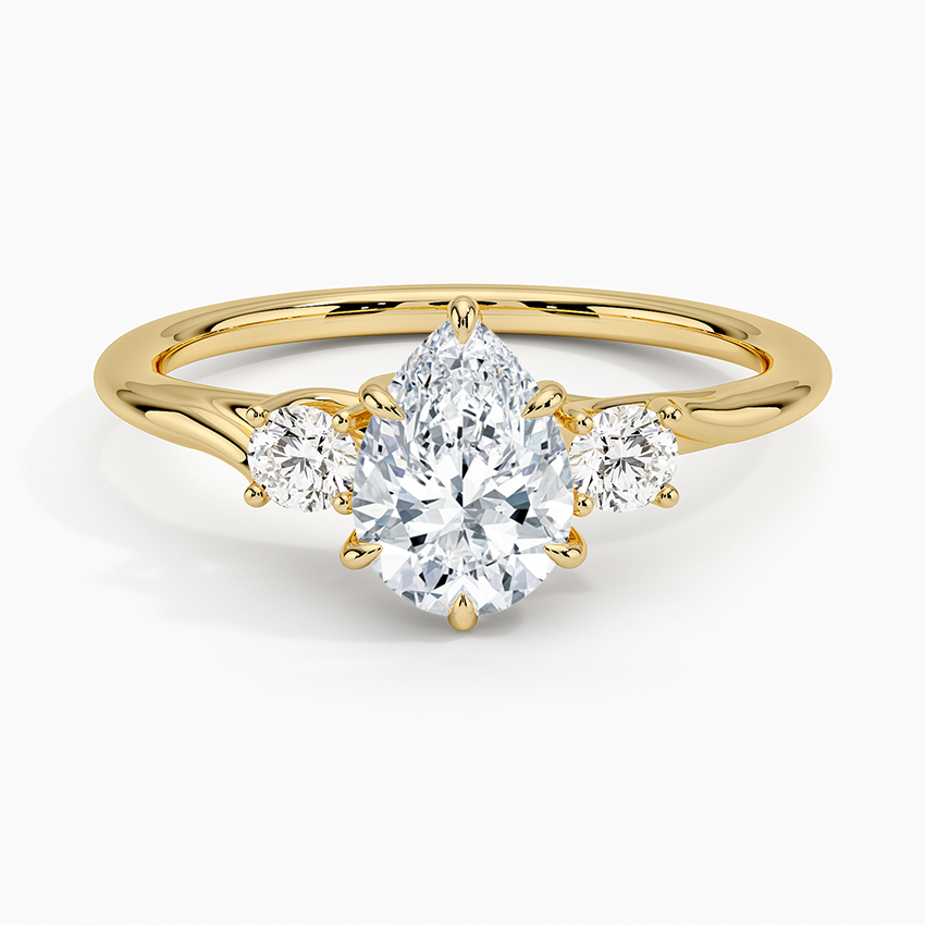 Delilah Three Stone Diamond Ring