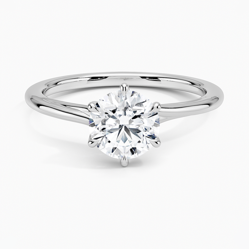 Delilah Twist Solitaire Ring