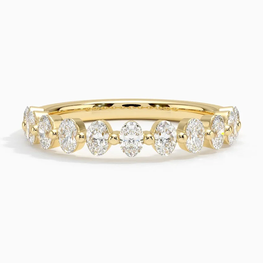 Ellipse Oval Diamond Ring