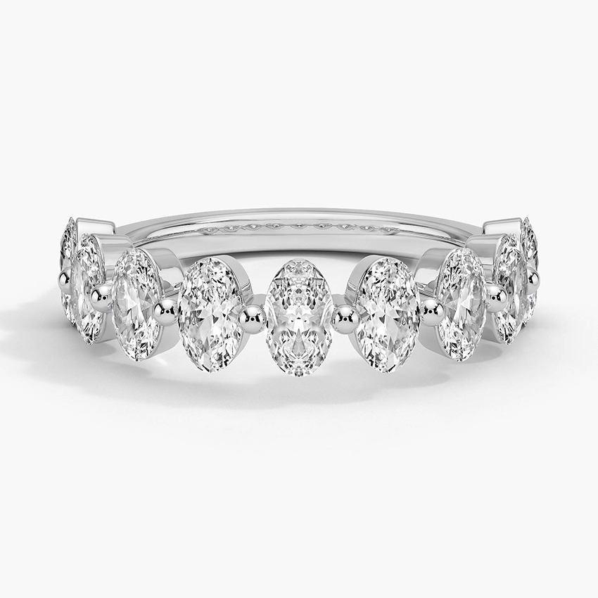 Ellipse Oval Lab Diamond Ring