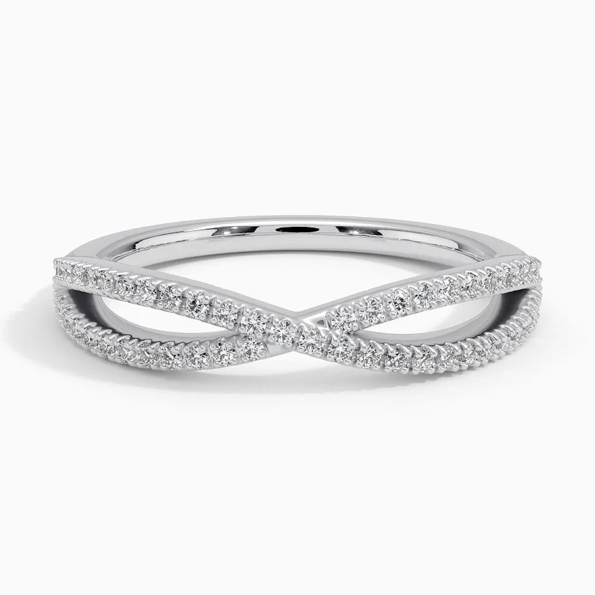 Entwined Diamond Ring