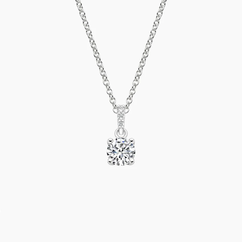 Pavé Diamond Bail Pendant