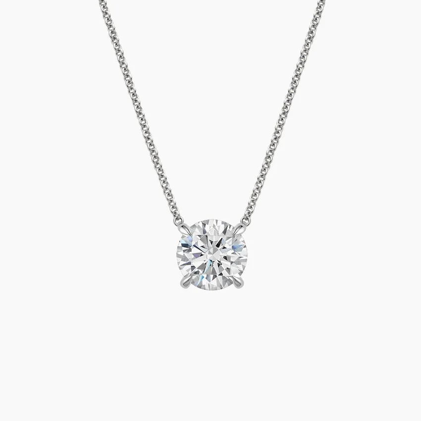 Perfect Solitaire Lab Diamond Pendant