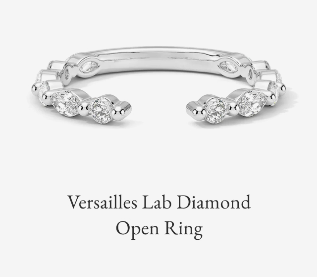 Versailles Lab Diamond Open Ring
