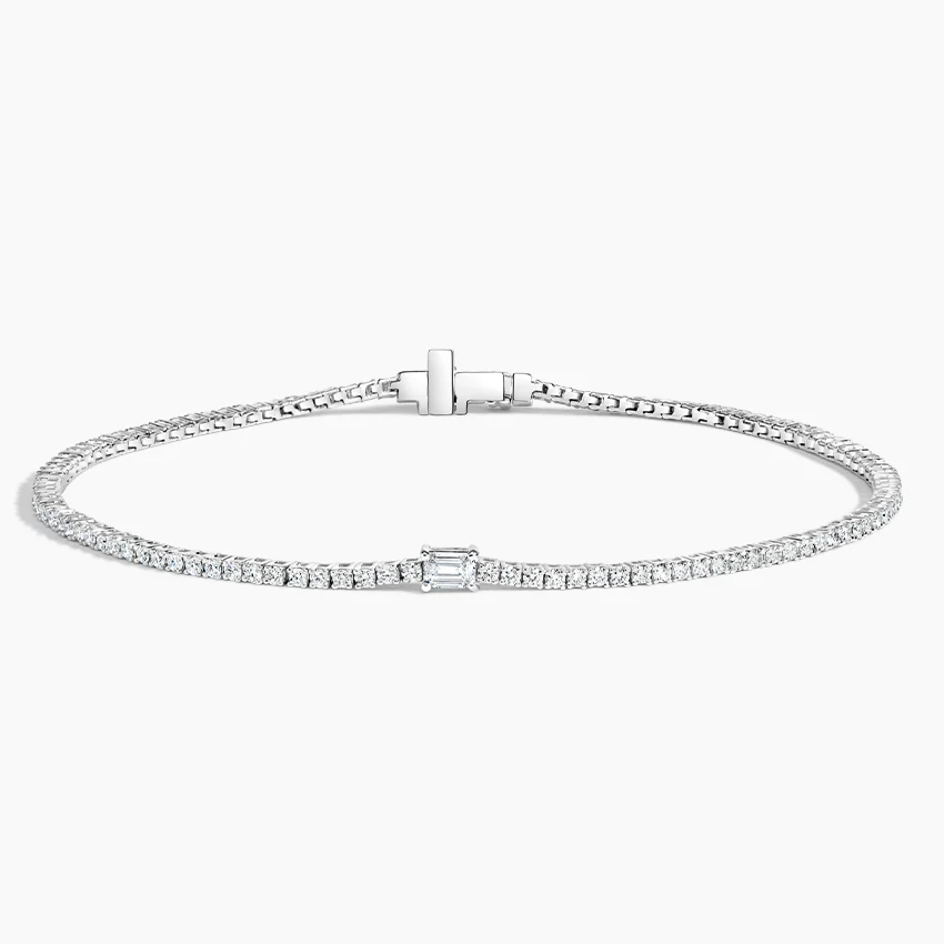 Beatrice Lab Diamond Tennis Bracelet