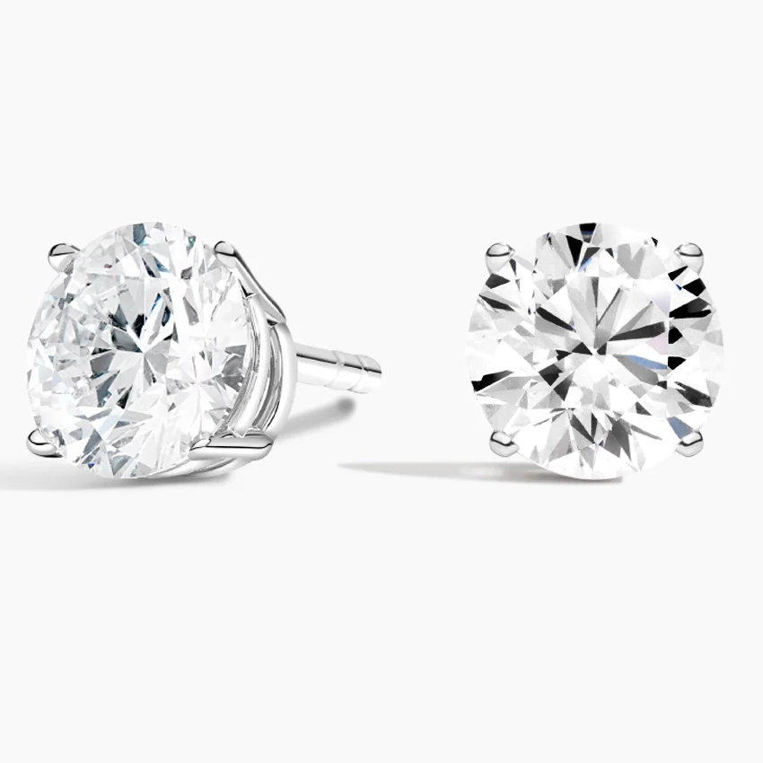 Certified Lab Grown Diamond Stud Earrings