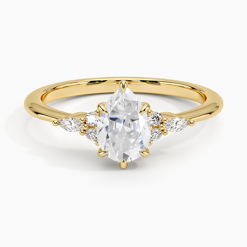 Moissanite Nadia Lab Diamond Ring