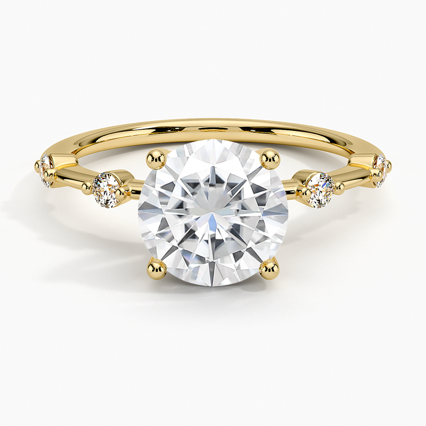 Moissanite Aimee Lab Diamond Ring