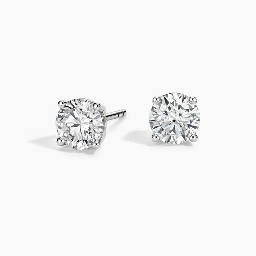 Perfect 4-Prong Certified Lab Diamond Stud Earrings (1 1/2 ct. tw.)