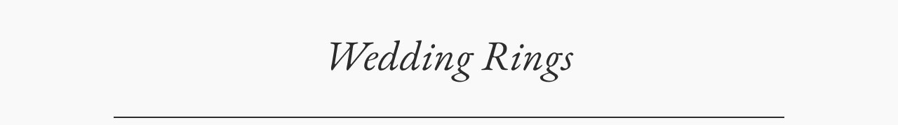 Wedding Rings