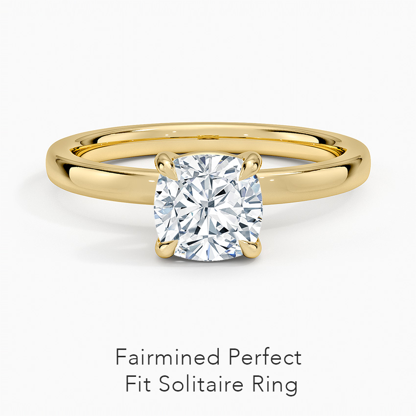 Fairmined Perfect Fit Solitaire Ring