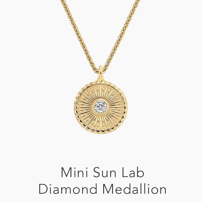 Mini Sun Lab Diamond Medallion