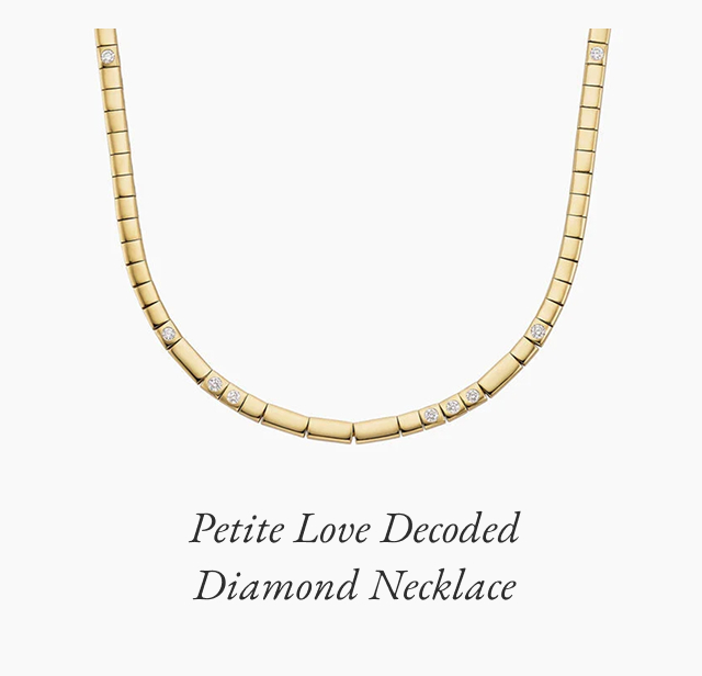 Petite Love Decoded Diamond Necklace 