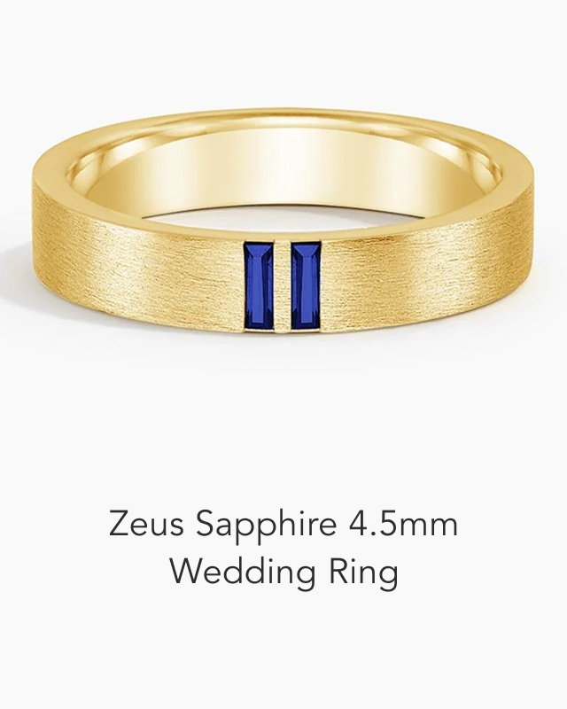 Zeus Sapphire 4.5mm Ring