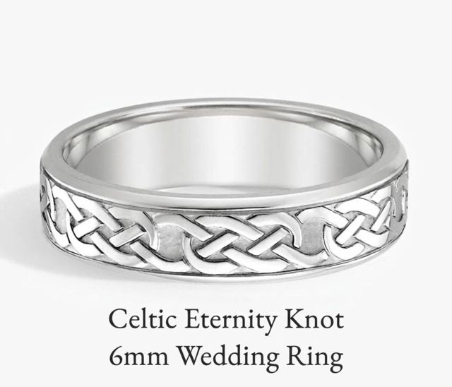 Celtic Eternity Knot 6mm Wedding Ring