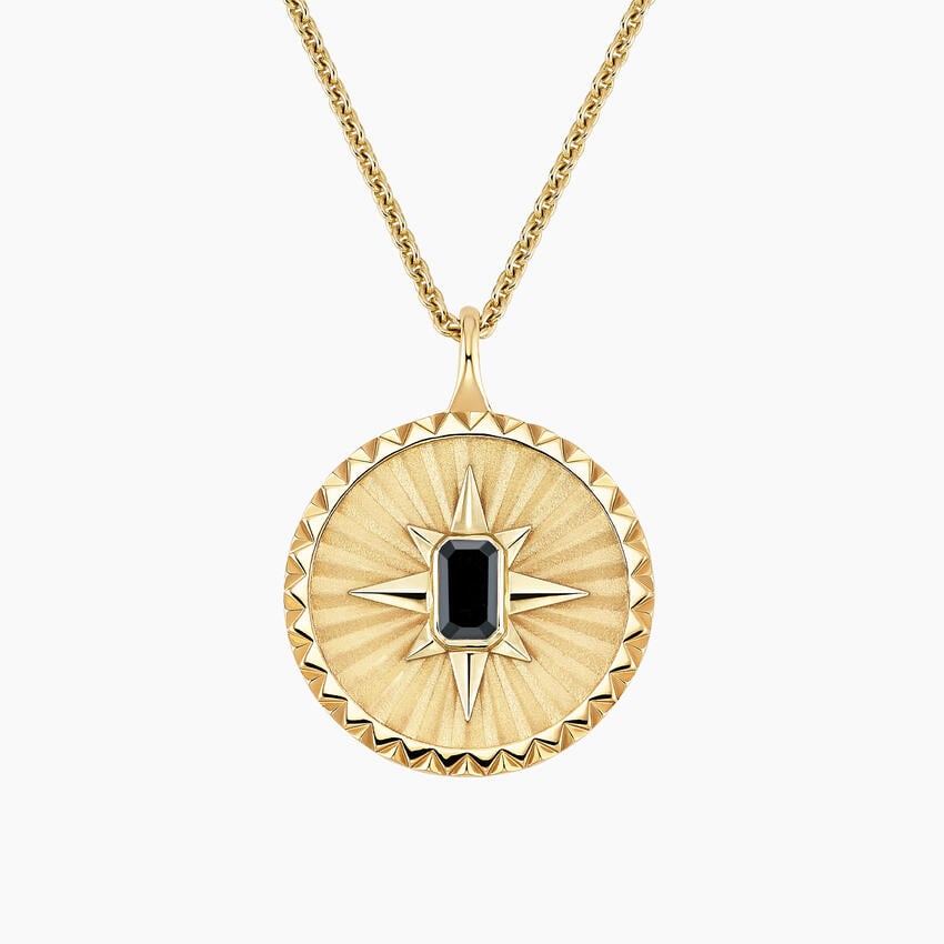 Star Black Diamond Medallion