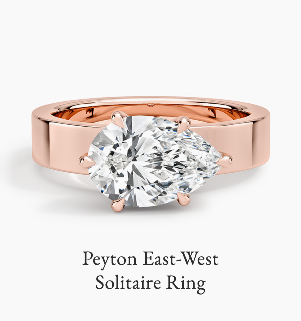 Peyton East-West Solitaire Ring
