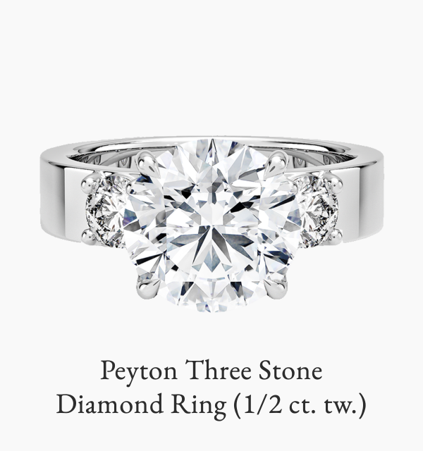 Peyton Three Stone Diamond Ring (1/2 ct. tw.)