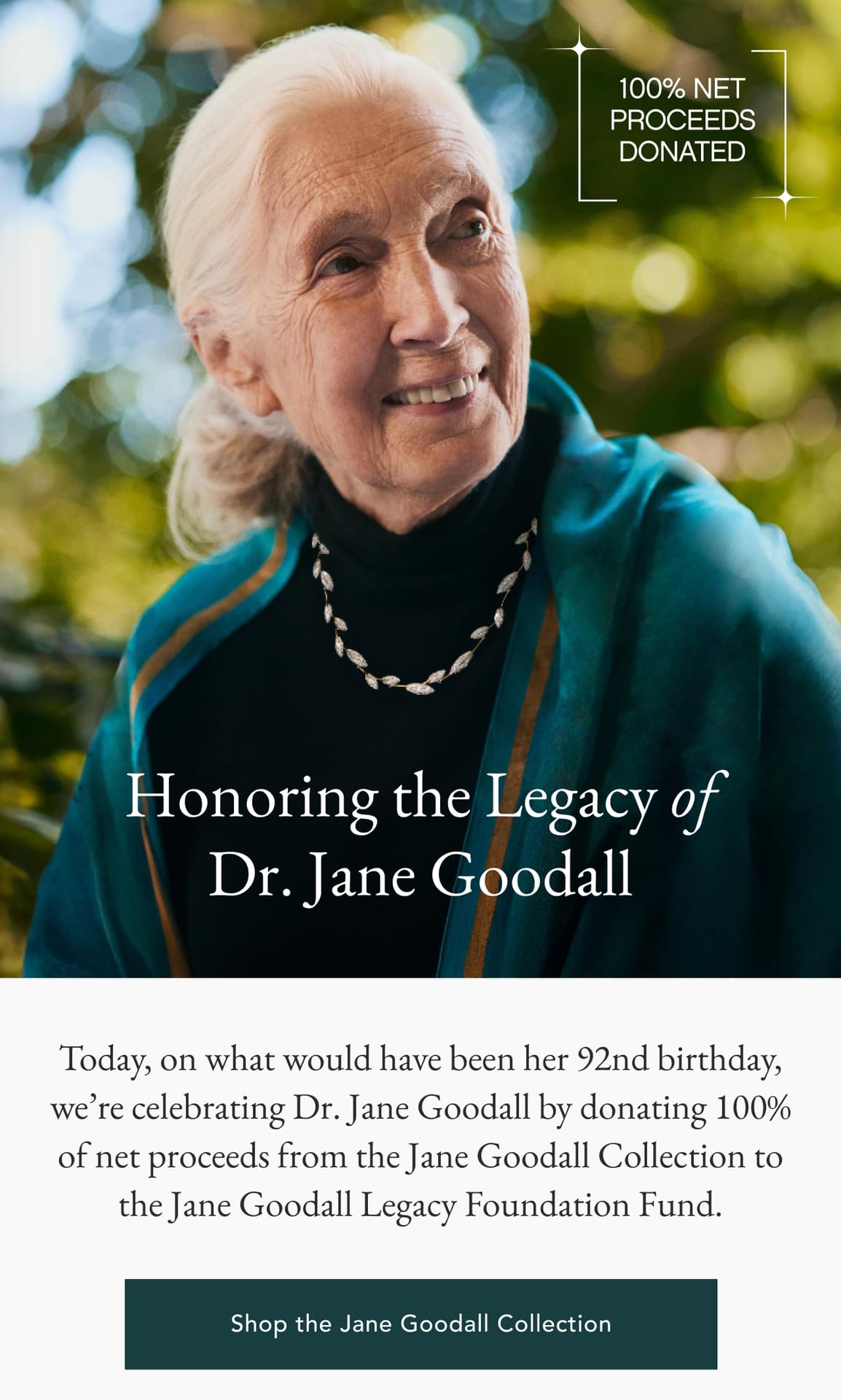 Shop the Jane Goodall Collection
