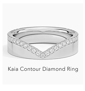 Kaia Contour Diamond Ring