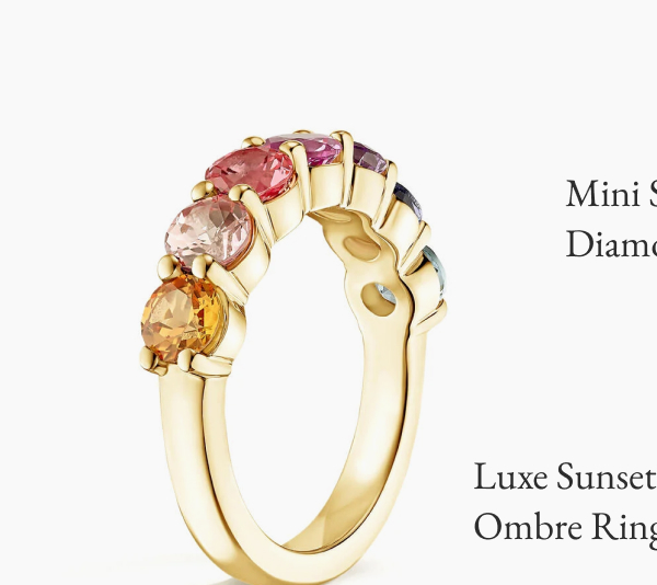 Luxe Sunset Ombre Ring