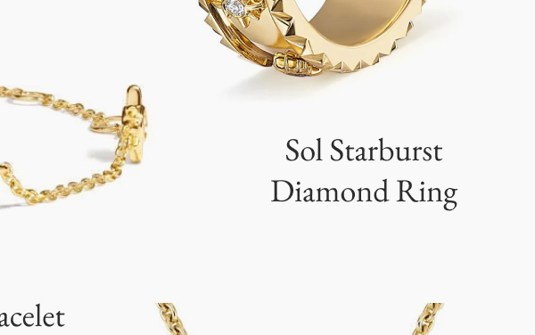Sol Starburst Diamond Ring