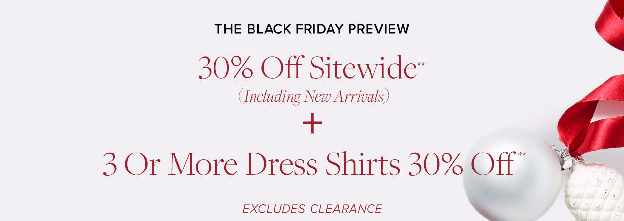 The Black Friday Preview