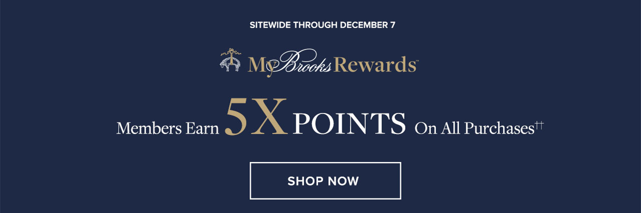 Members Earn 5x Points on all purchases