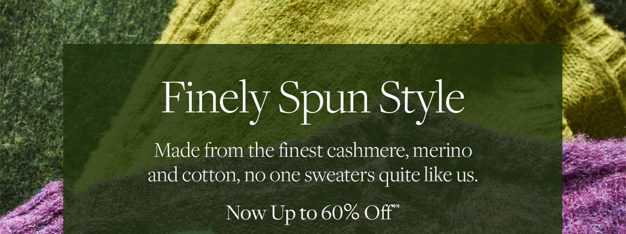 Up to 60% off Sweaters