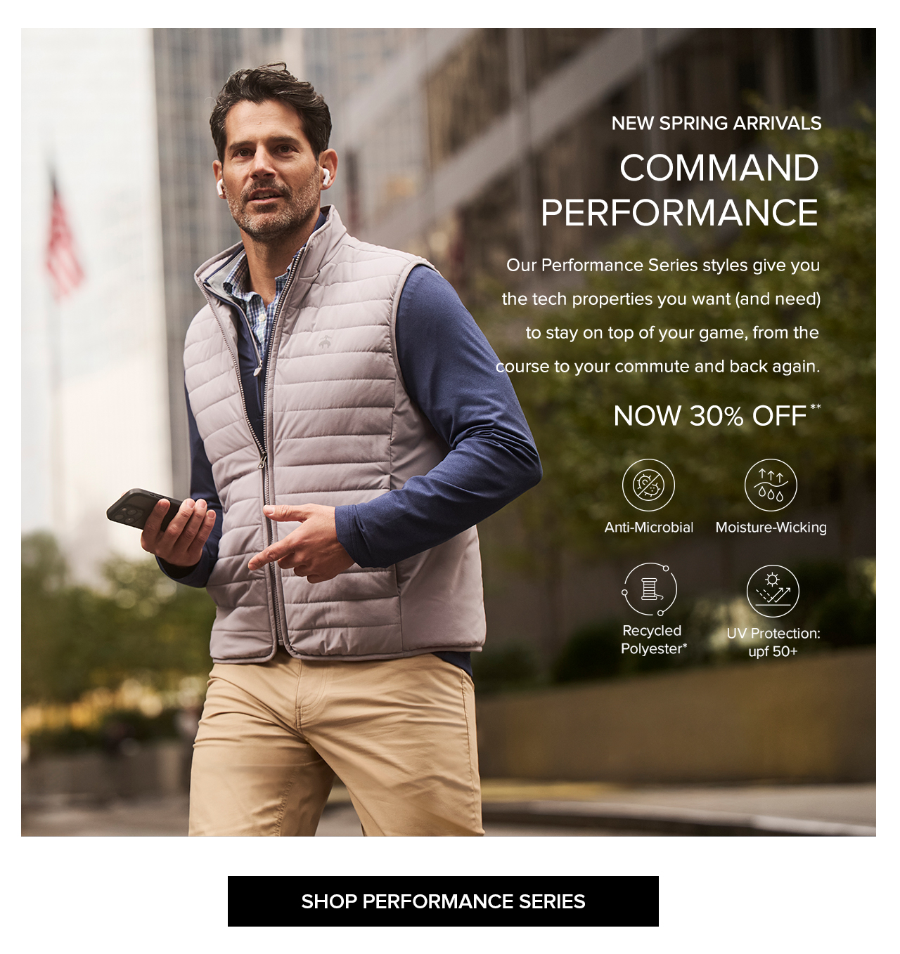 New Spring Arrivals Command Performance Shop Performance Series