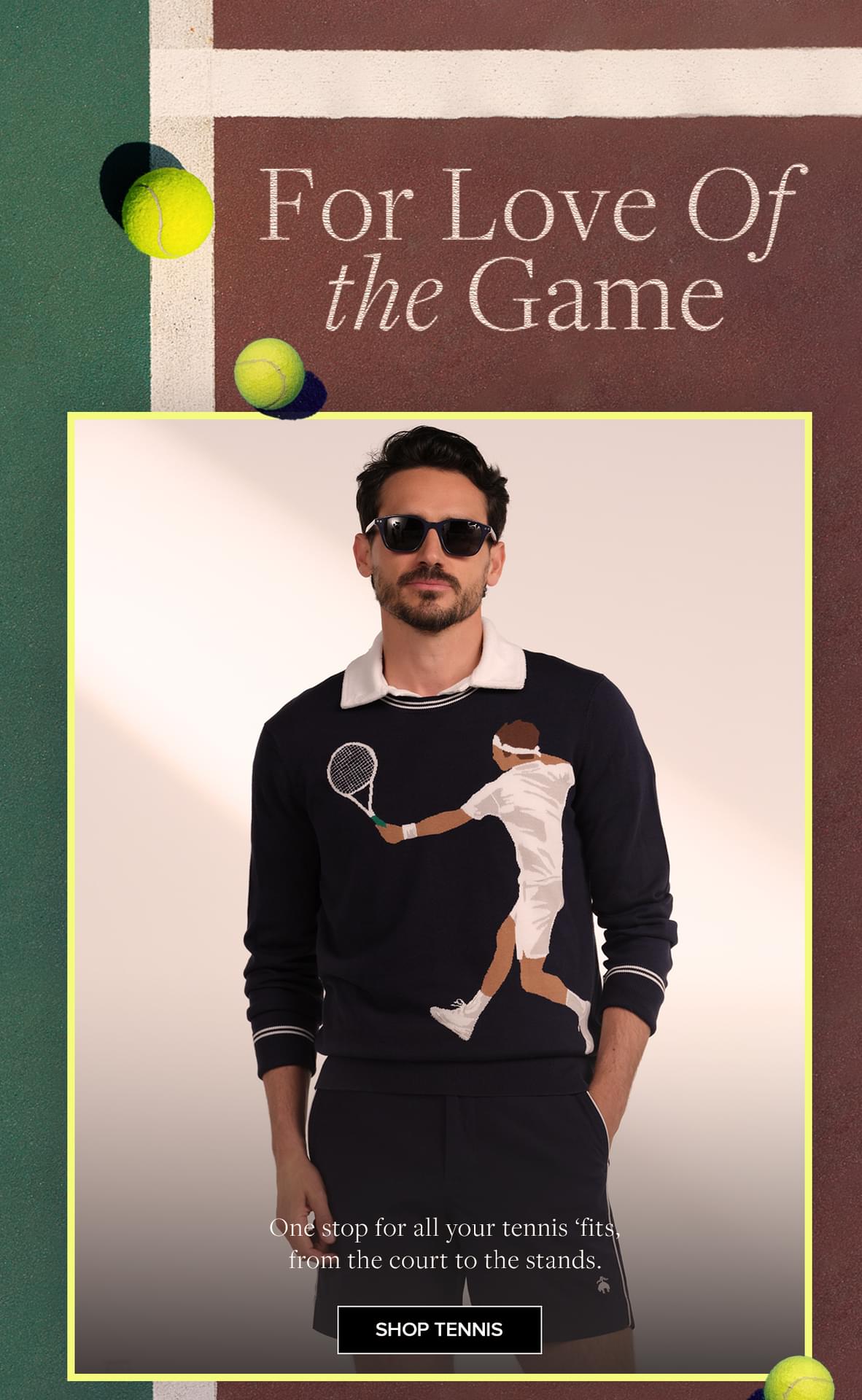 One stop for all your tennis fits from the court to the stands. Shop Tennis