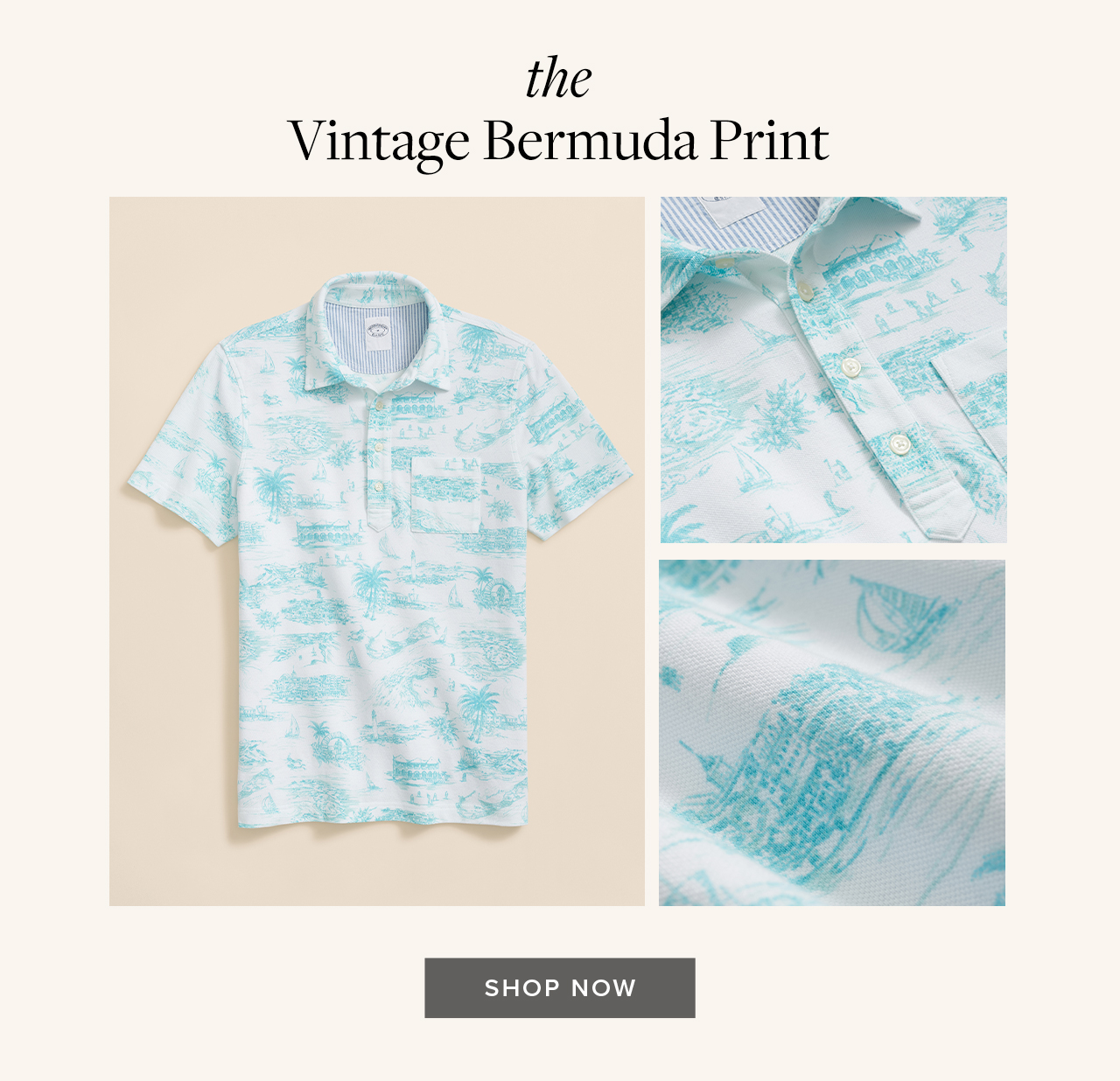 the Vintage Bermuda Print Shop Now