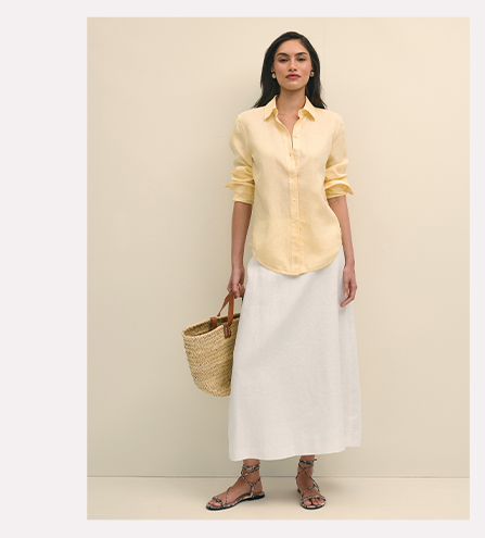 Linen Skirt