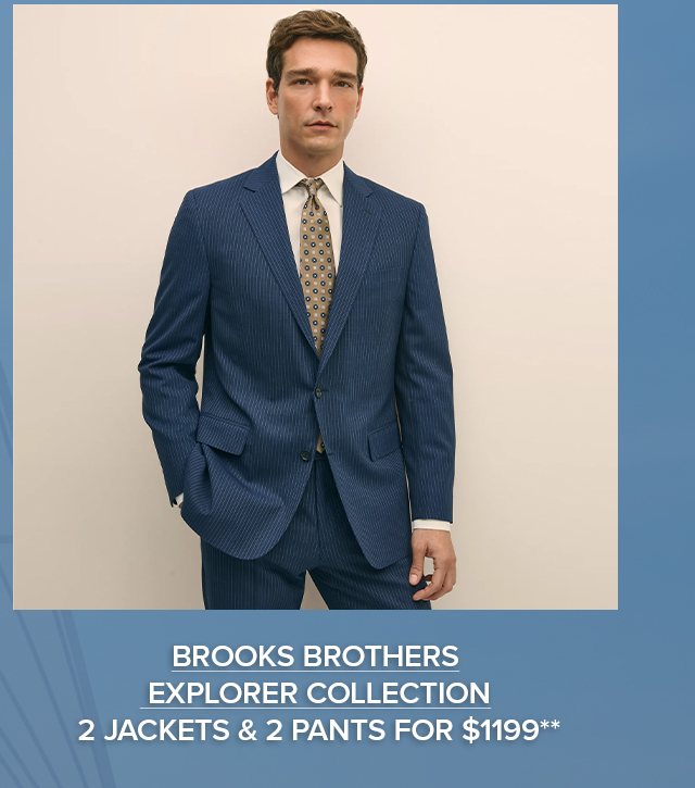Brooks Brothers Explorer Collection 2 Jackets and 2 Pants for $1199